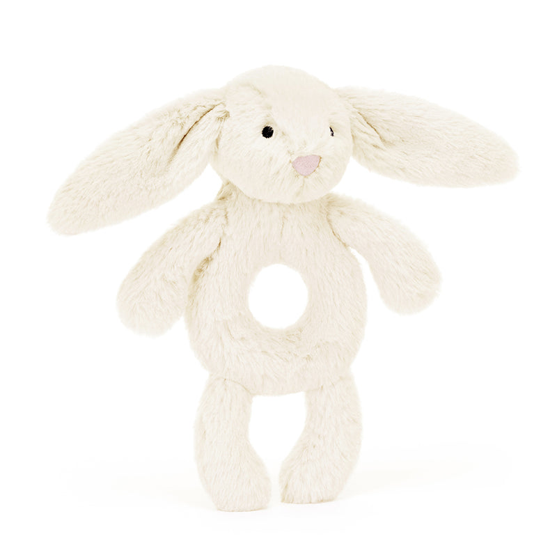 Jellycat Bashful Bunny Cream Ring Rattler