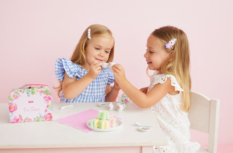 Mud Pie Pink Tea Time Set