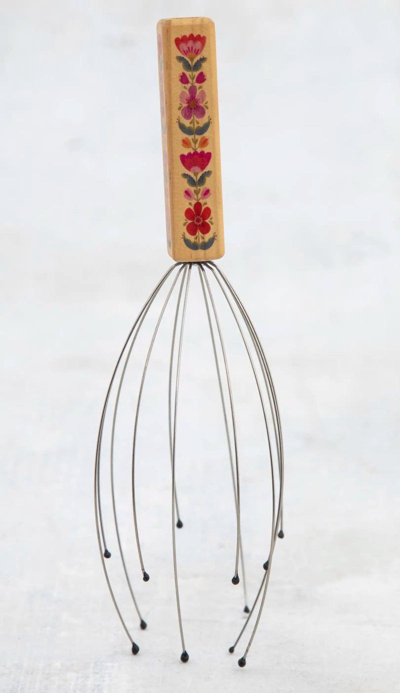 Natural Life Head Massager - Folk Flower