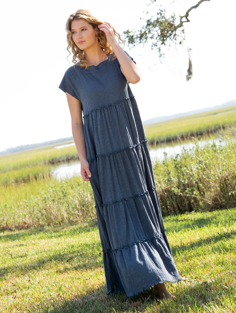 Natural Life Berkley Knit Maxi Dress - Indigo