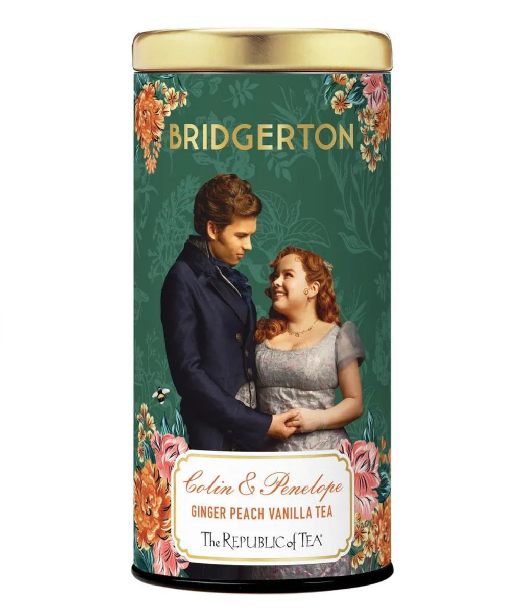 The Republic of Tea - Bridgerton Colin & Penelope Ginger Peach Vanilla Tea