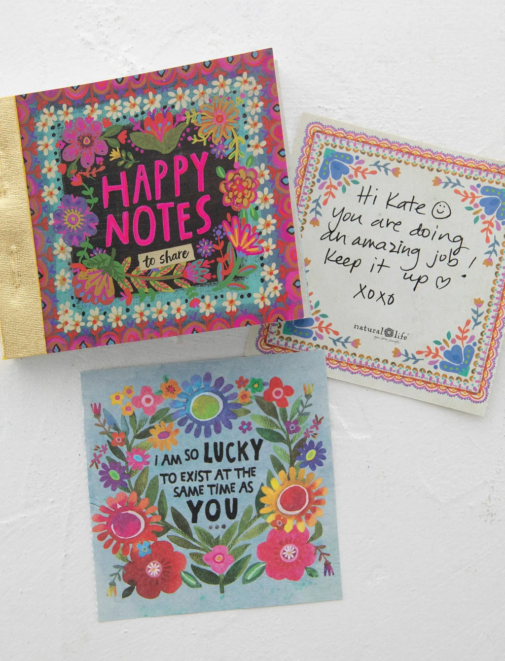 Natural Life Happy Notes Booklet - Daisy