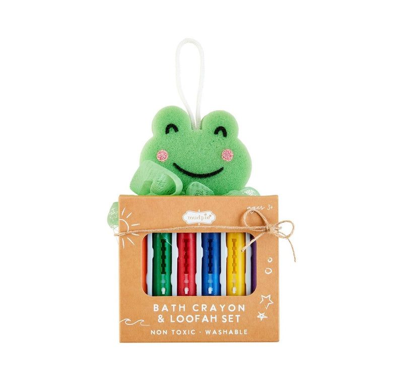 Mud Pie FROG BATH CRAYONS SET