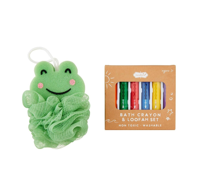 Mud Pie FROG BATH CRAYONS SET