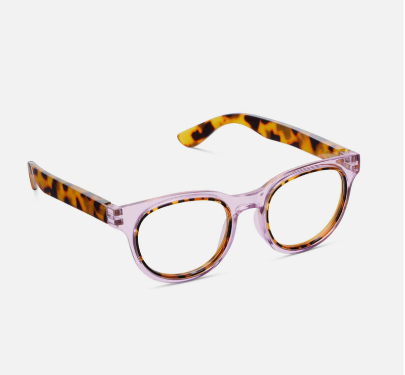 Peepers Readers - Olympia - Purple/Tokyo Tortoise (with Blue Light Focus™ Eyewear Lenses)