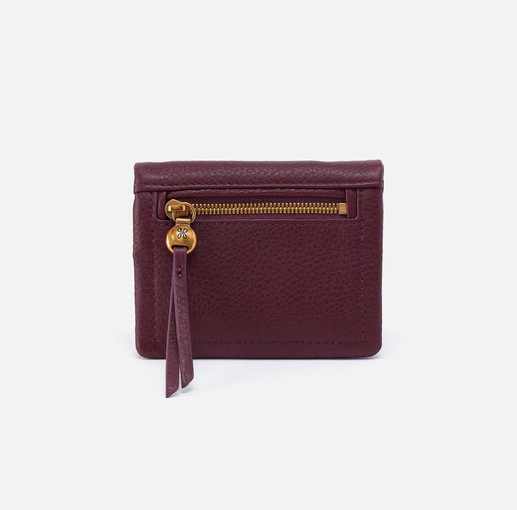 HOBO Lumen Mini Bifold Compact Wallet - Mulberry Glaze
