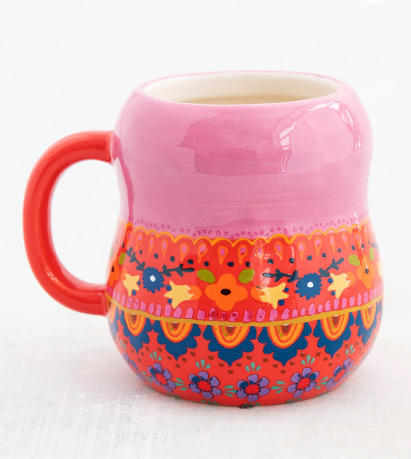 Natural Life® Folk Art Coffee Mug - Vera The Nesting Doll