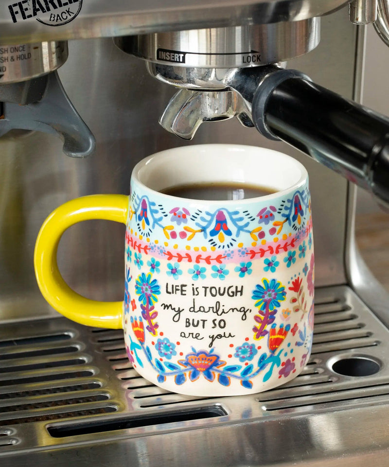 Natural Life® Fearless Stoneware Mug - Life Is Tough