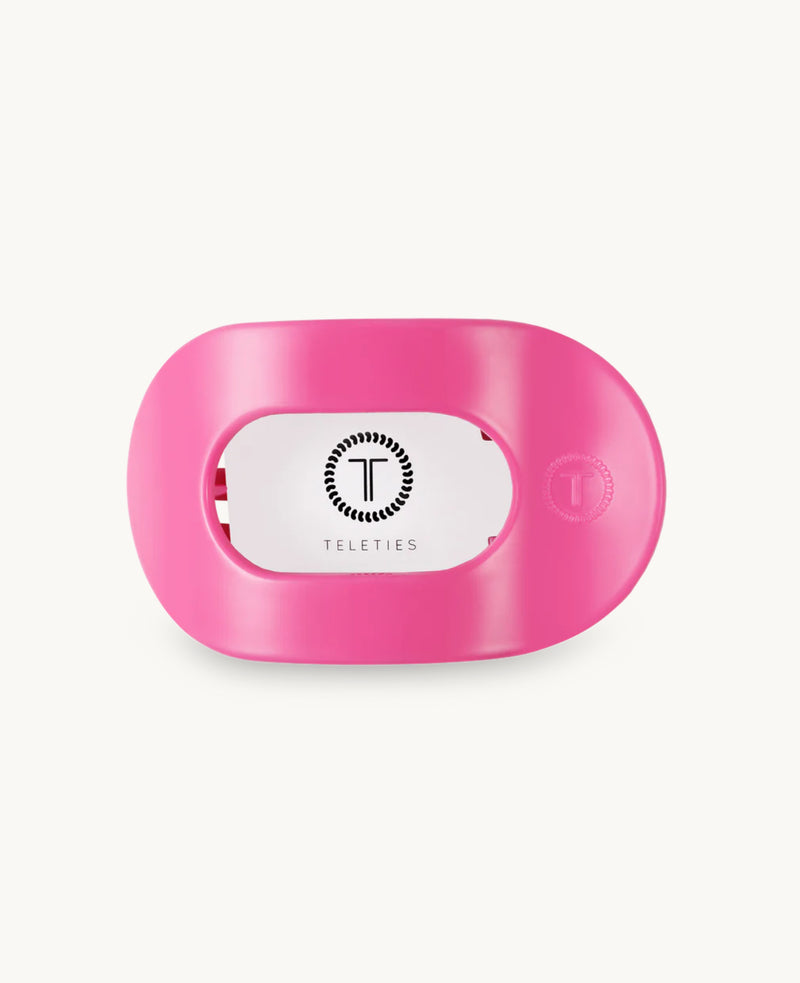 TELETIES - Paradise Pink Flat Round Hair Clip - Assorted Sizes