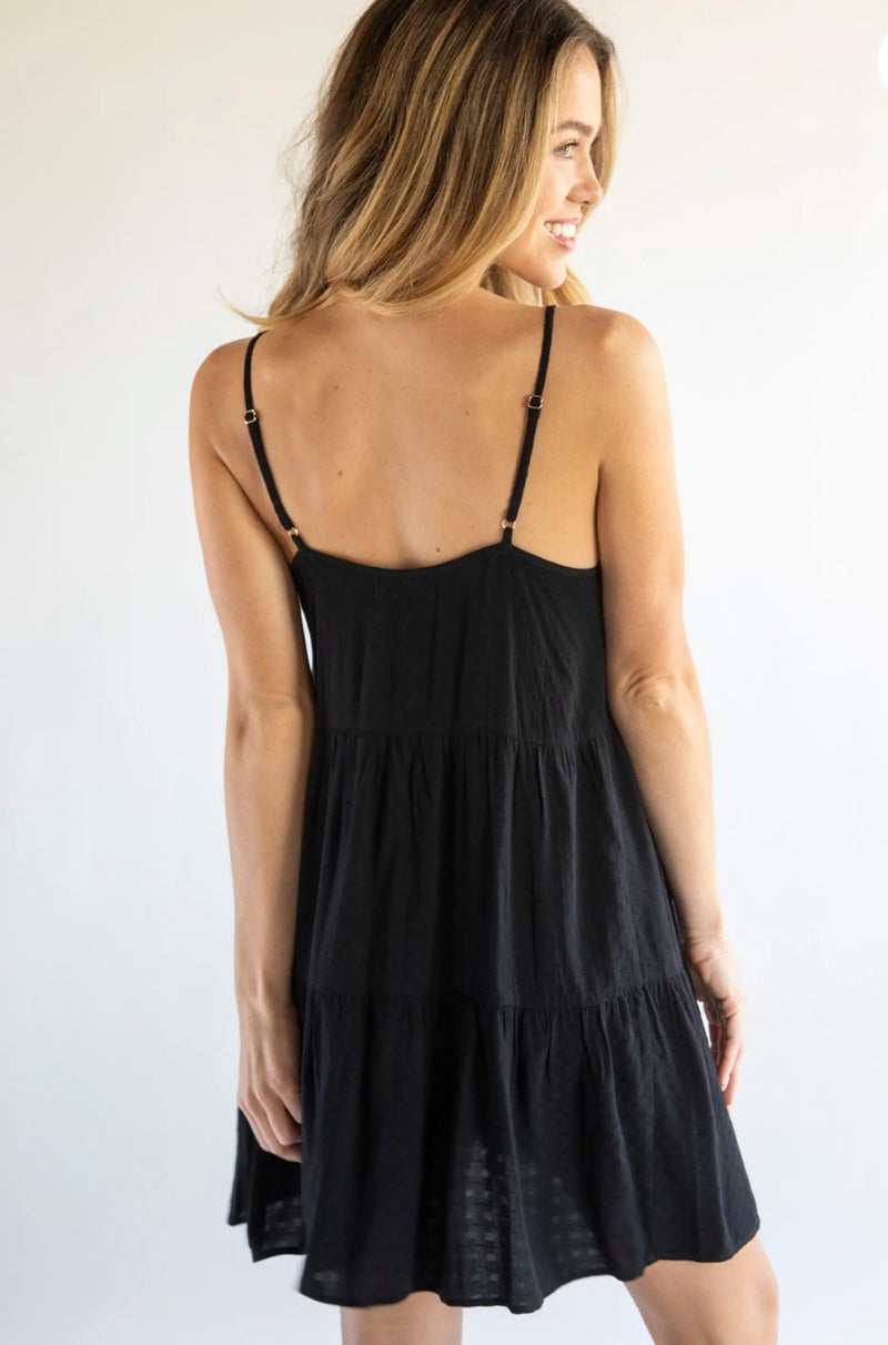 Natural Life Sammi Mini Dress - Black