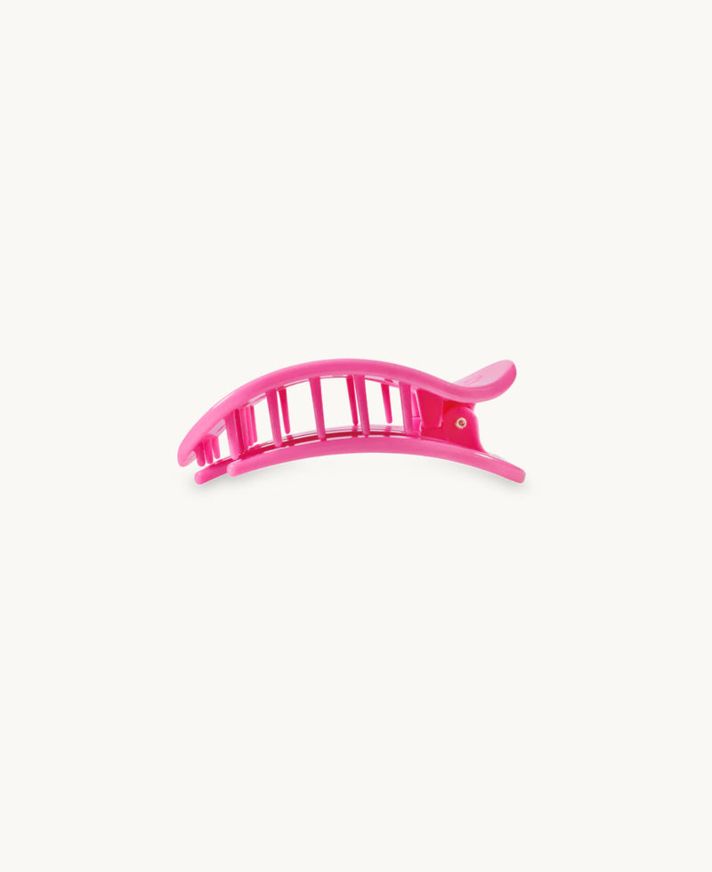 TELETIES - Paradise Pink Flat Round Hair Clip - Assorted Sizes