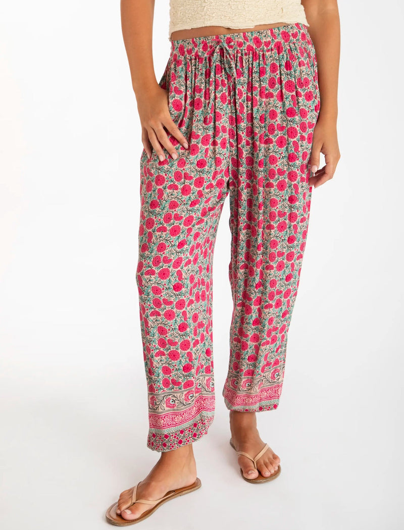 Natural Life Allison Pant - Pink Puff Print