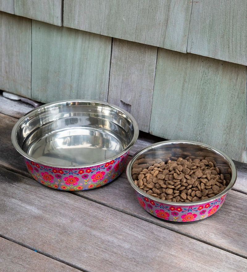 Natural Life® Stainless Steel Dog Bowls, Set of 2