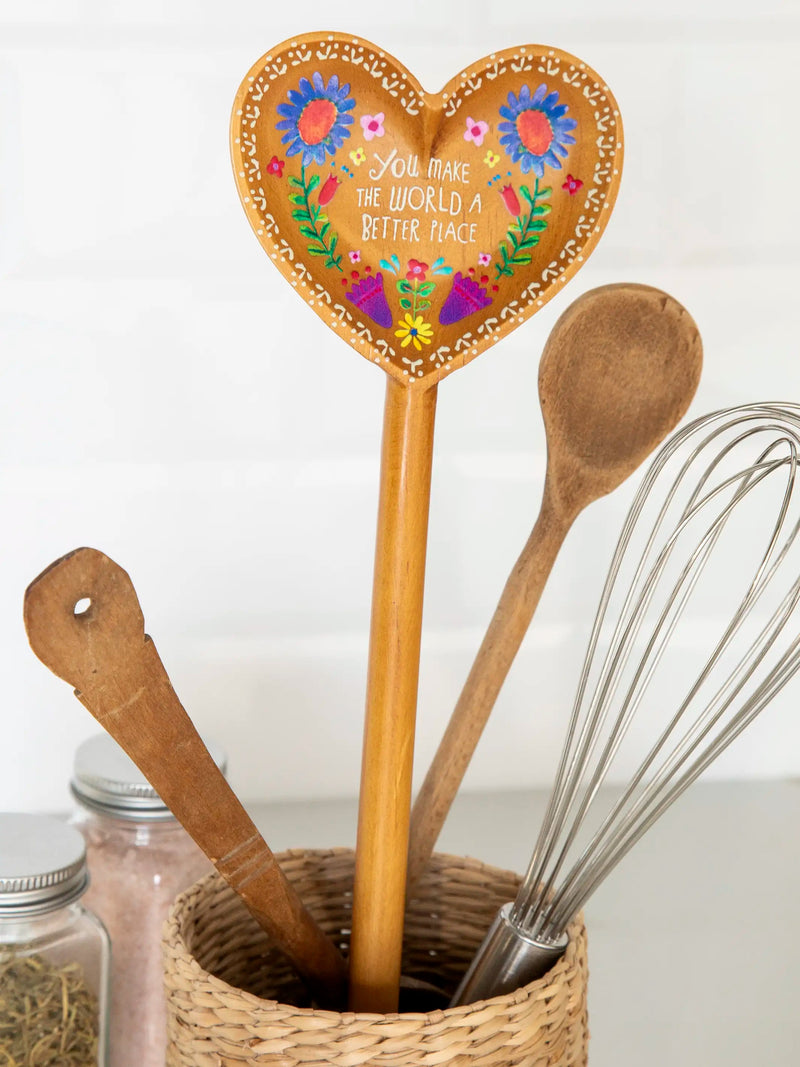 Natural Life Cutest Wooden Spoon Ever - World Better