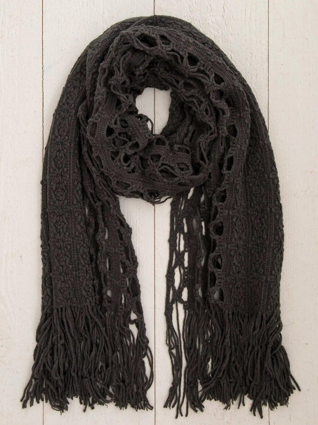 Natural Life So Soft Scarf - Charcoal