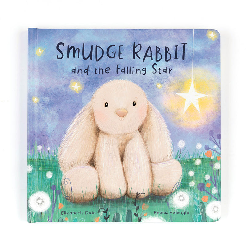 Jellycat Smudge Rabbit And The Falling Star Book and Smudge Rabbit Plush