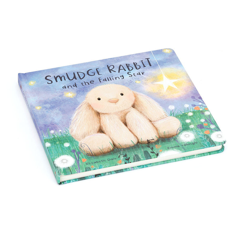 Jellycat Smudge Rabbit And The Falling Star Book and Smudge Rabbit Plush