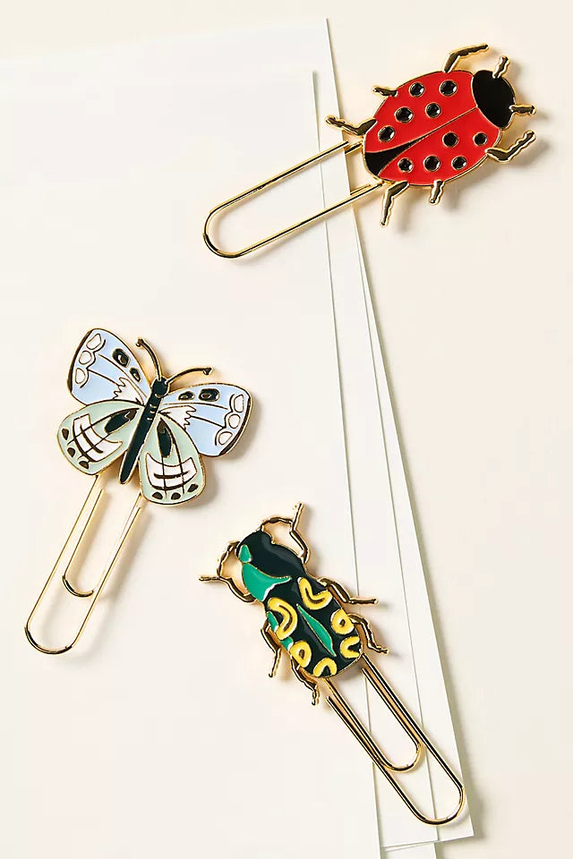 RIFLE PAPER CO. Curio Enamel Paper Clip Set