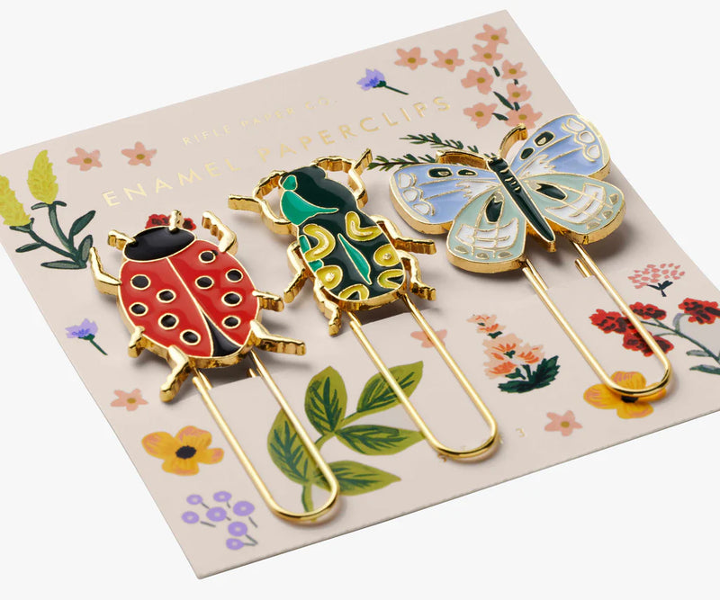 RIFLE PAPER CO. Curio Enamel Paper Clip Set