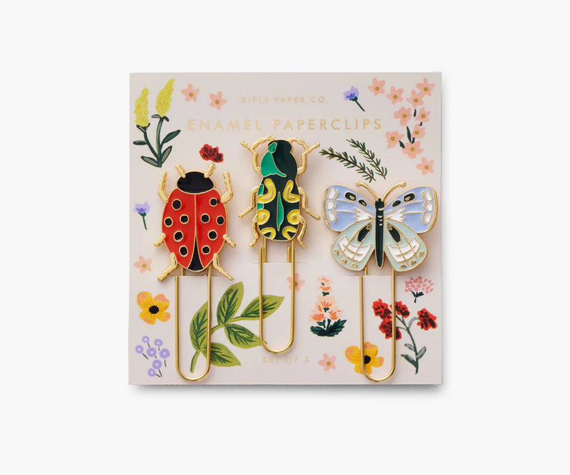 RIFLE PAPER CO. Curio Enamel Paper Clip Set