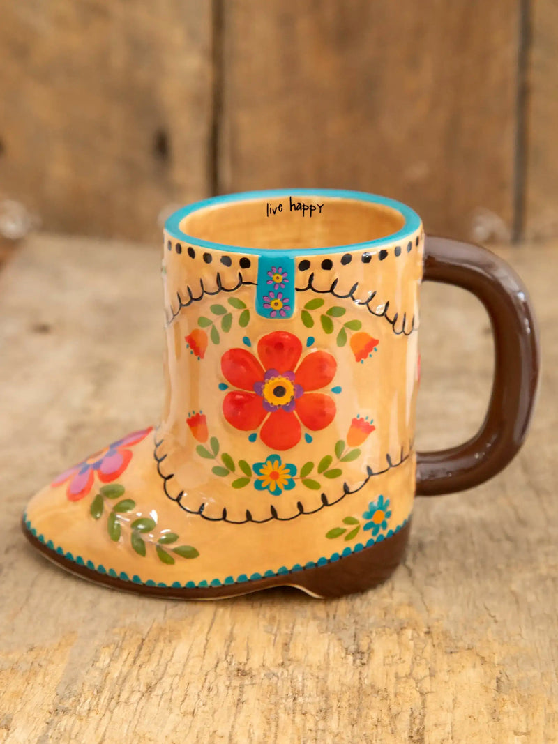 Natural Life® Folk Art Coffee Mug - Betty the Boot
