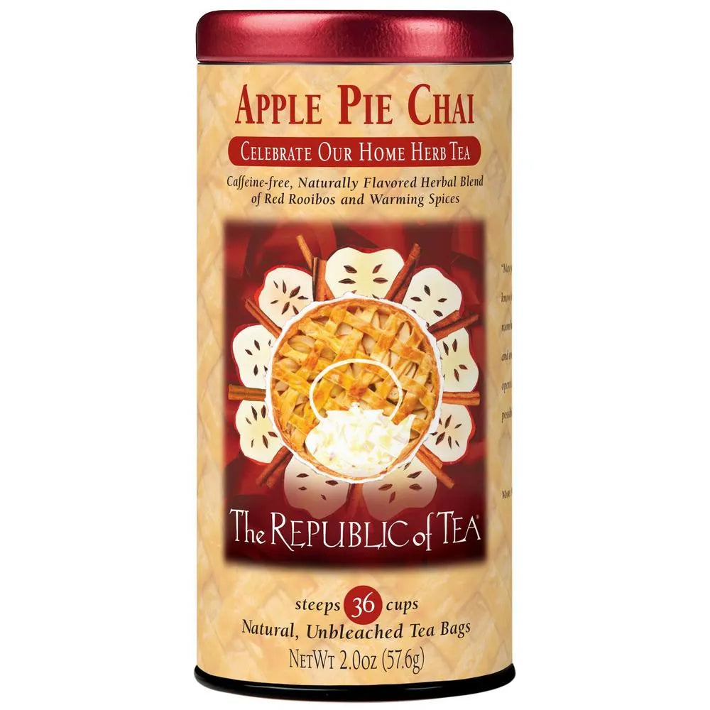 The Republic of Tea - Apple Pie Chai Herbal Tea Bags