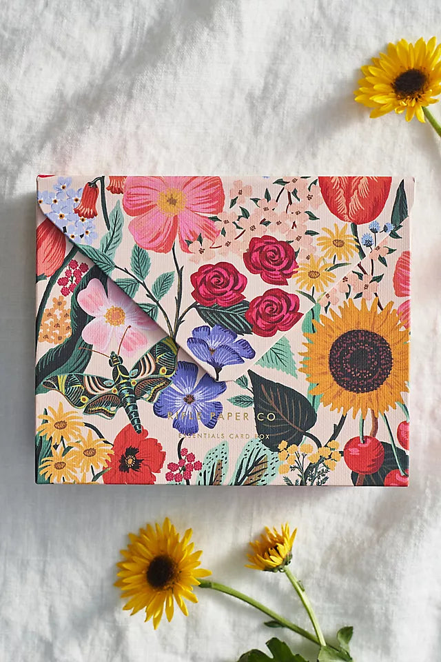 RIFLE PAPER CO. Essentials Card Box - Blossom