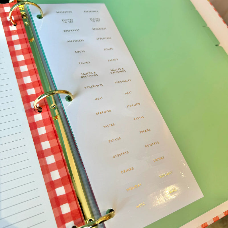 RIFLE PAPER CO. Cherry Farm Recipe Binder