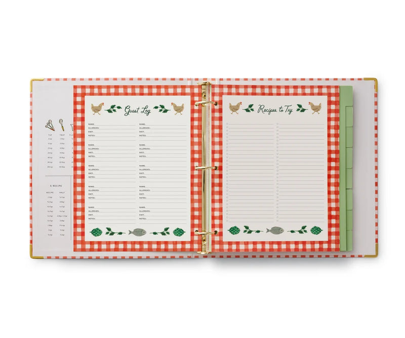 RIFLE PAPER CO. Cherry Farm Recipe Binder