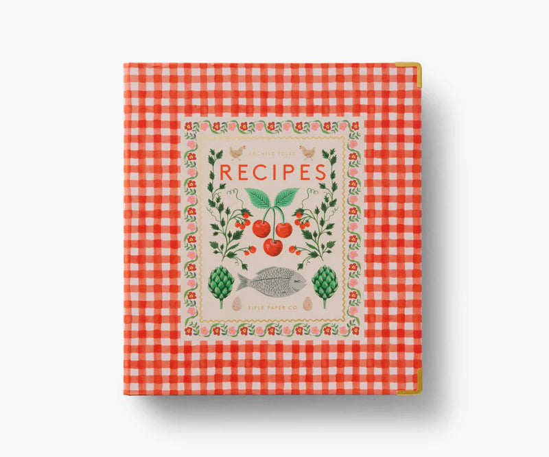 RIFLE PAPER CO. Cherry Farm Recipe Binder