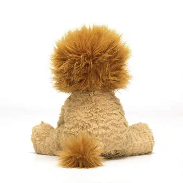 Jellycat Fuddlewuddle Lion Medium Plush and The Very Brave Lion Board Book Set