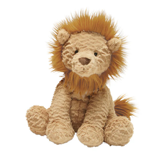 Jellycat Fuddlewuddle Lion Medium Plush and The Very Brave Lion Board Book Set