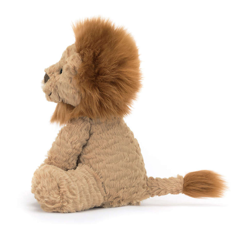 Jellycat Fuddlewuddle Lion Medium Plush and The Very Brave Lion Board Book Set