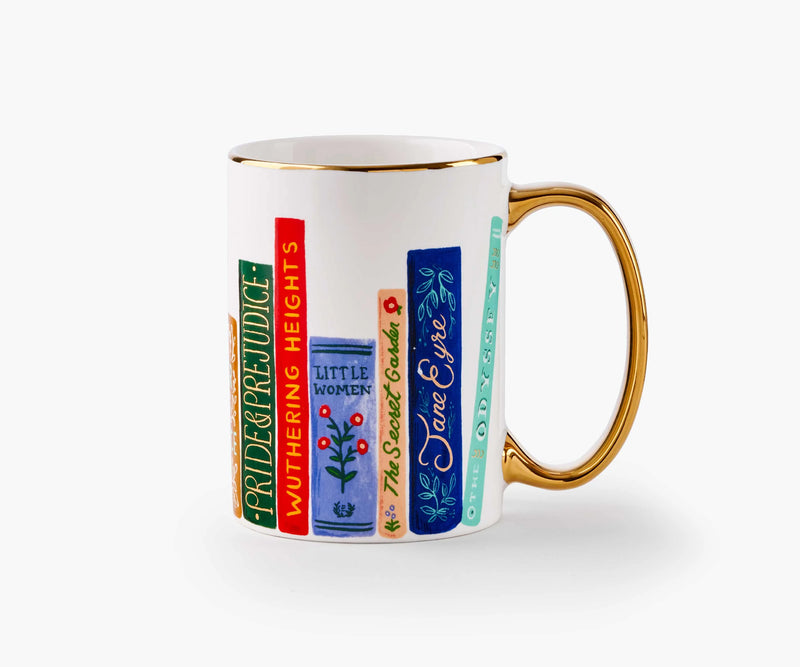 RIFLE PAPER CO. Book Club Porcelain Mug