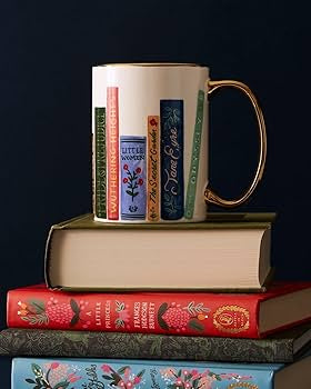 RIFLE PAPER CO. Book Club Porcelain Mug