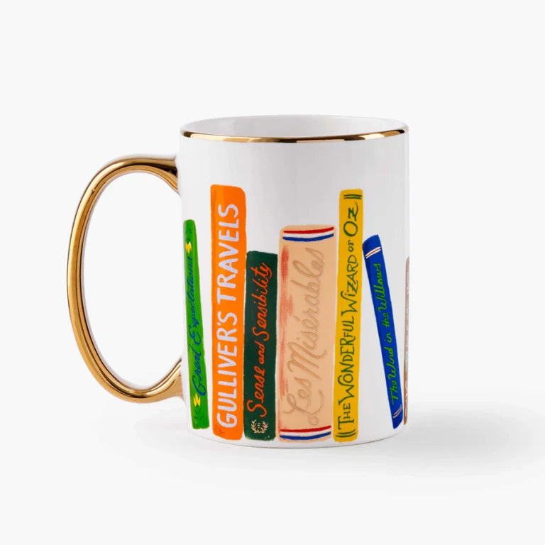 RIFLE PAPER CO. Book Club Porcelain Mug
