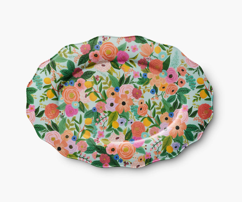 RIFLE PAPER CO. Garden Party Melamine Serving Platter