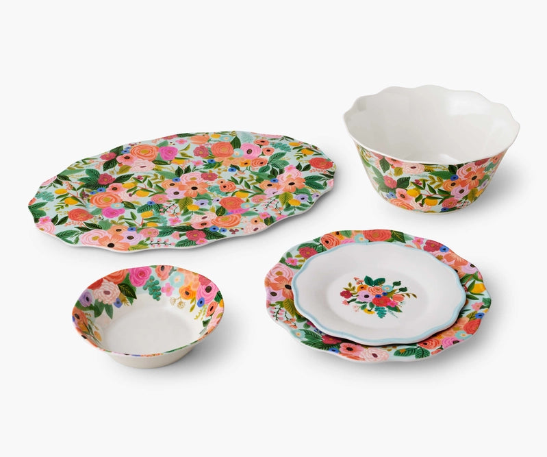 RIFLE PAPER CO. Garden Party Melamine Serving Platter