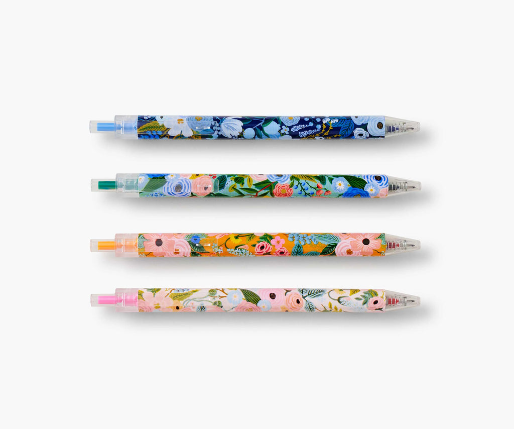 RIFLE PAPER CO. Garden Party Gel Pen Set of 4