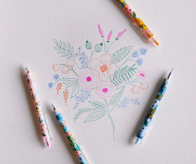 RIFLE PAPER CO. Garden Party Gel Pen Set of 4
