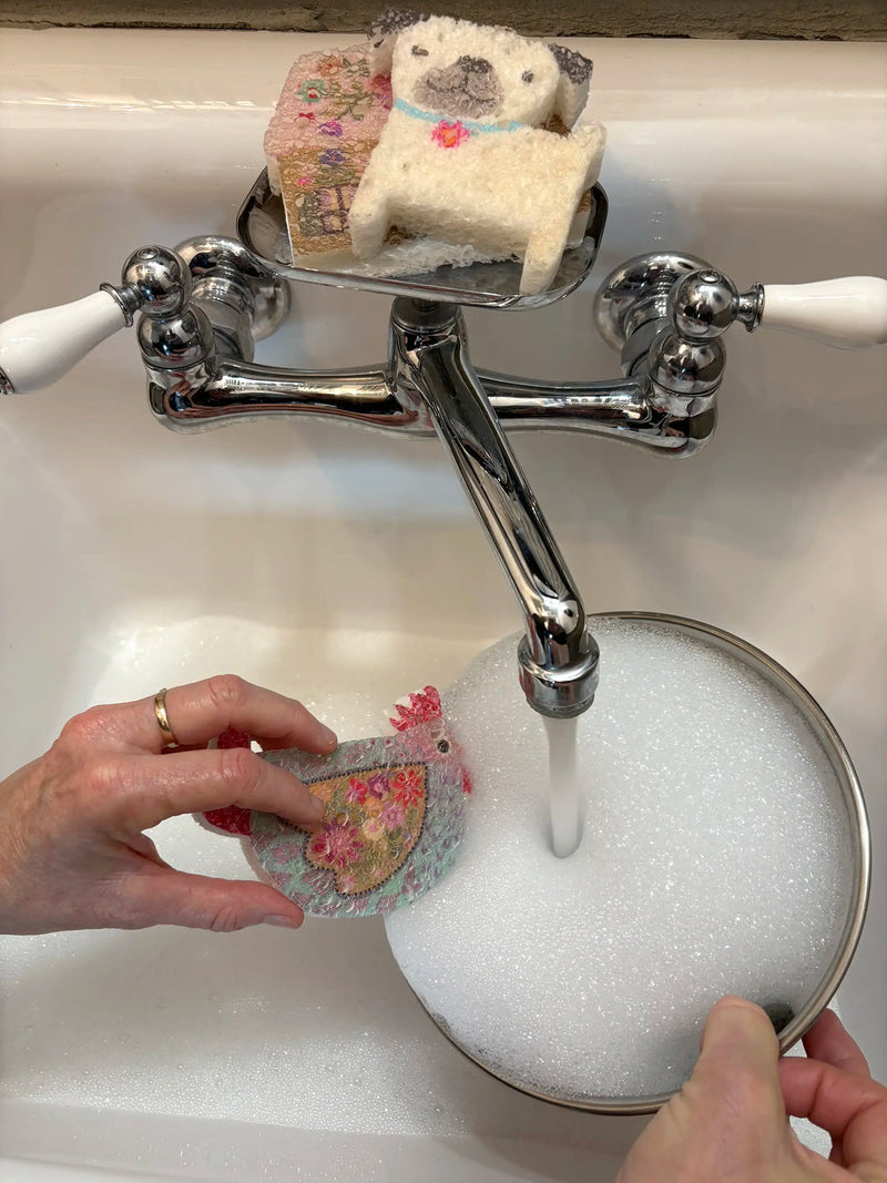 Natural Life® Puff Up Sponges, Set of 5 - Cottage