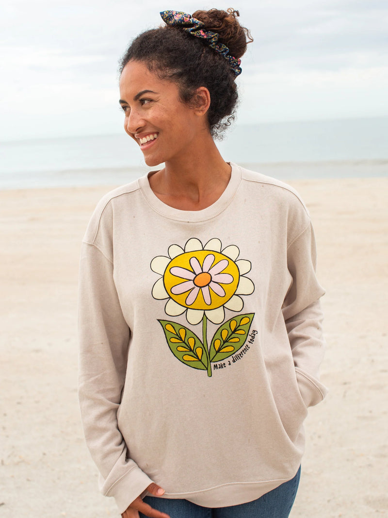 Natural Life Comfy Pocket Sweatshirt - Make a Difference Today