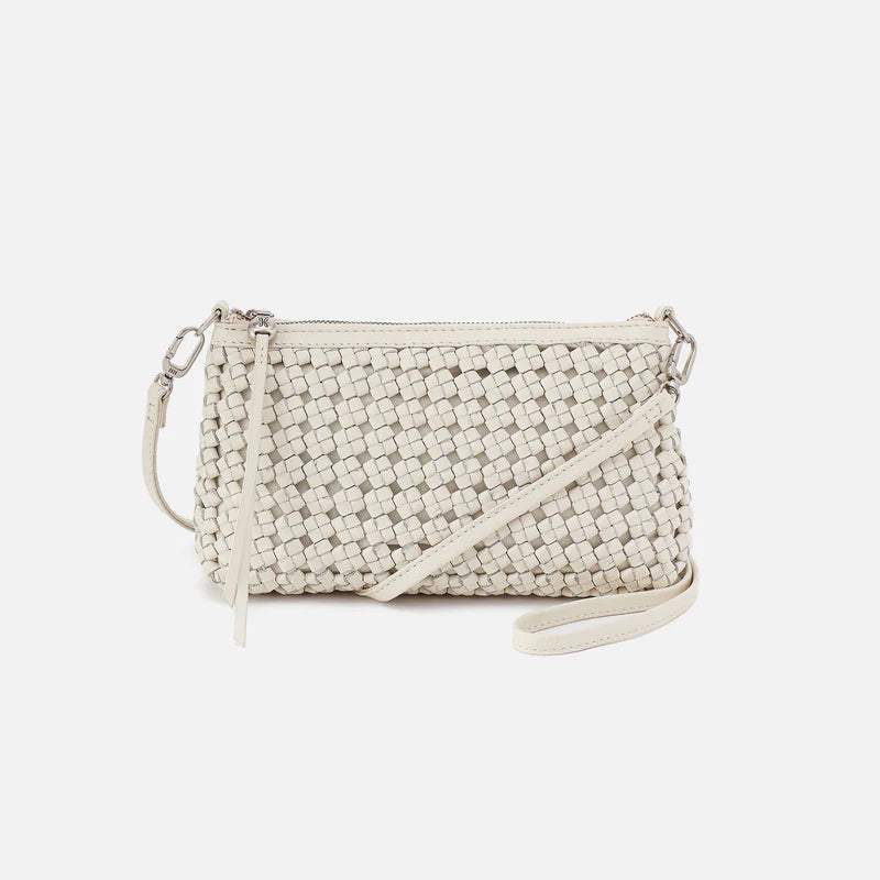 HOBO Darcy Crossbody - Woven Leather | Whitecap