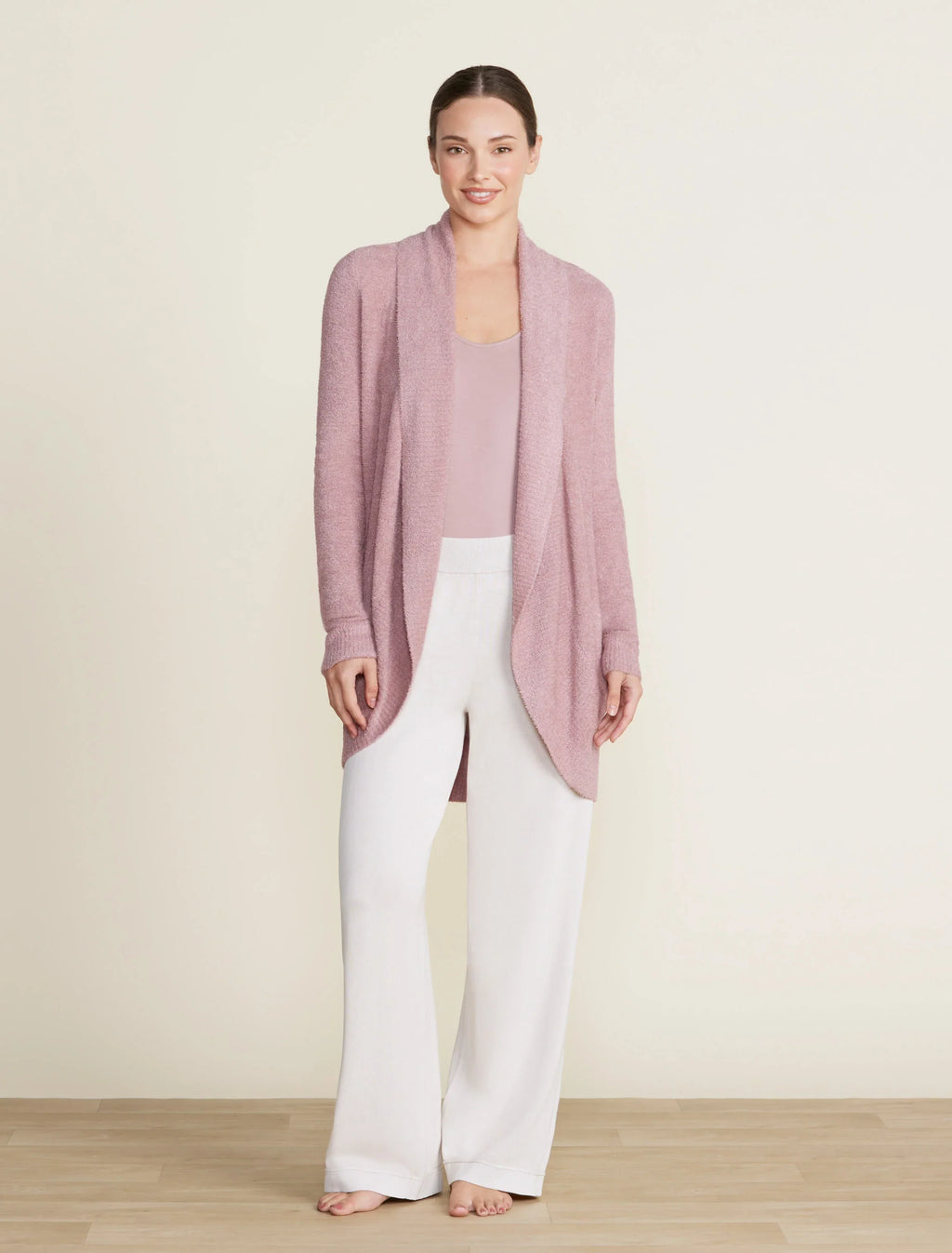 BAREFOOT DREAMS CozyChic Lite® Circle Cardi - Teaberry