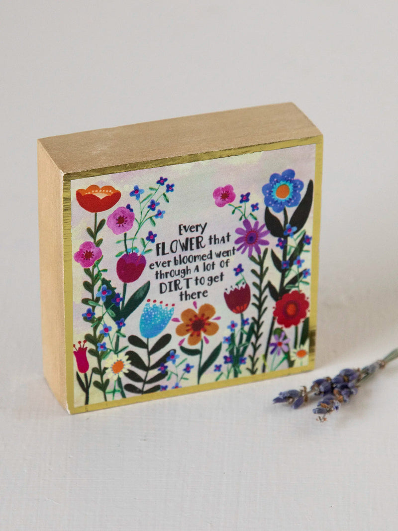 Natural Life Tiny Wood Block Keepsake