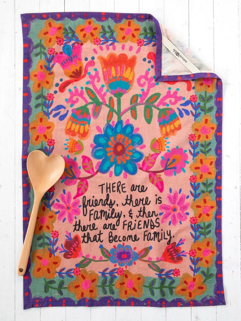 Natural Life Kitchen Dish Towel - There Are Friends