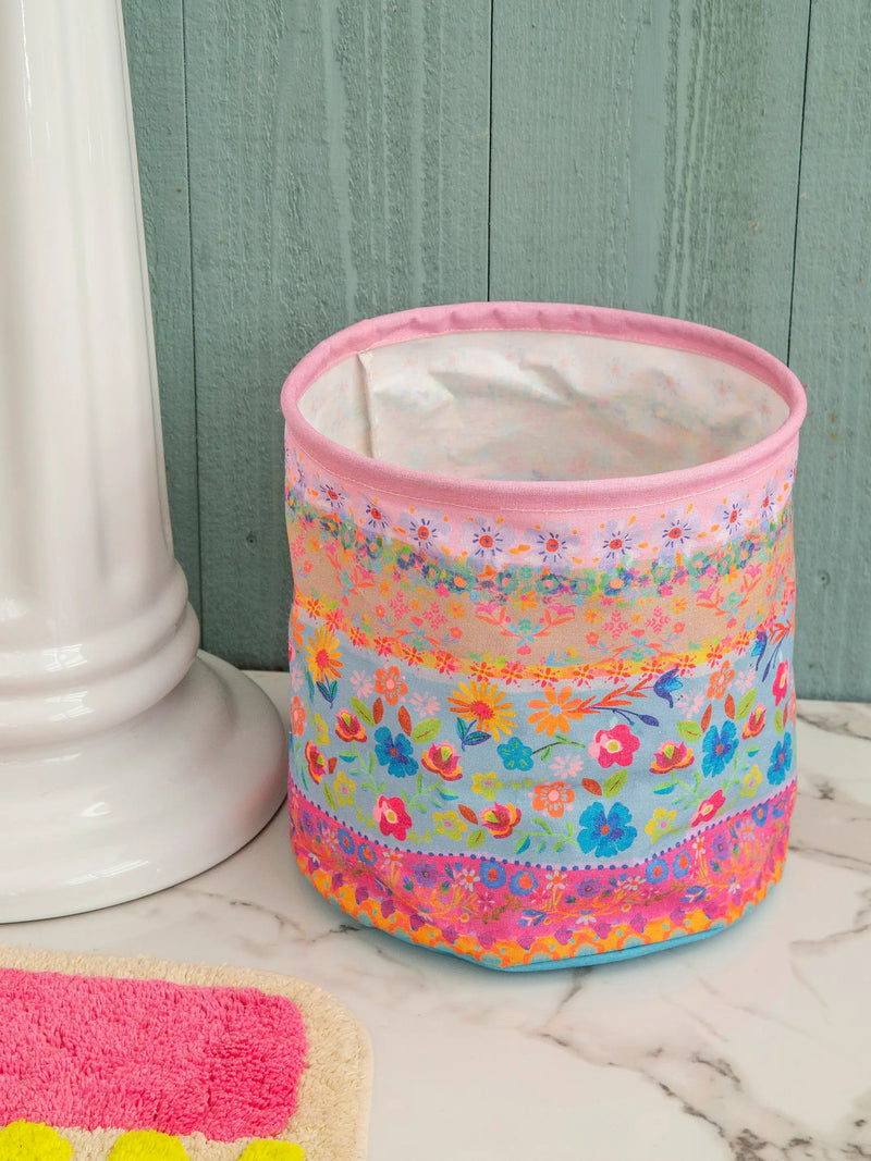 Natural Life® Collapsible Storage Bin - Floral Border