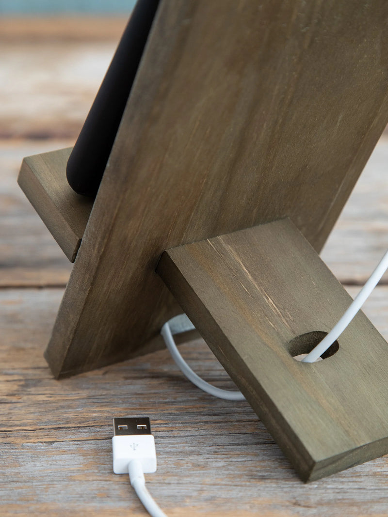 Natural Life Wooden Phone Stand - Spread Kindness