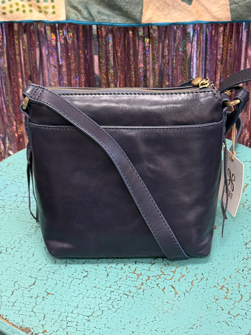 HOBO Expedition Crossbody - Patina Leather - Navy Horizon