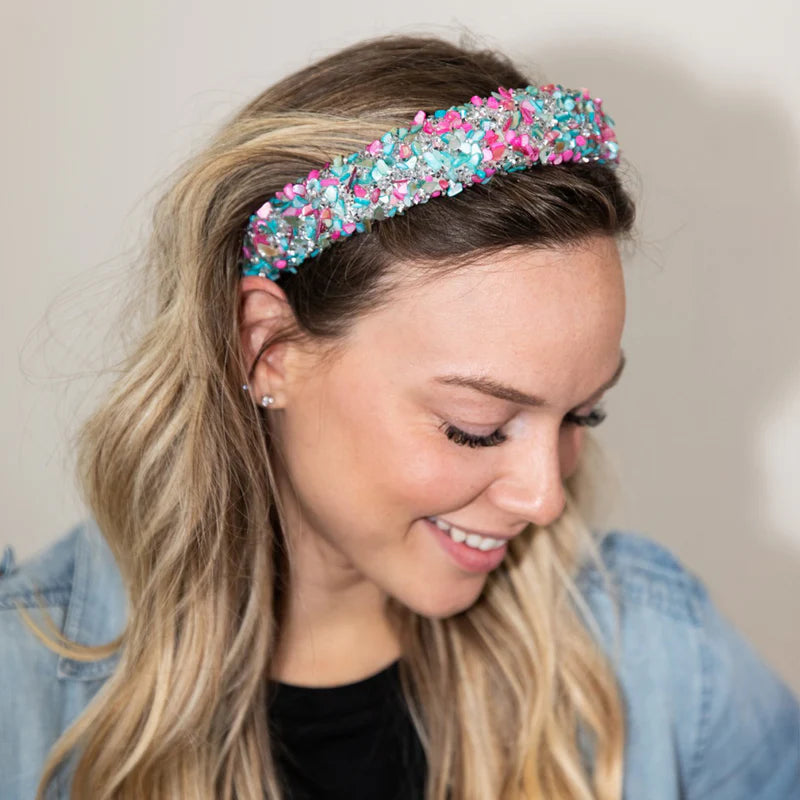 Headbands of Hope - All That Glitters Headband - Bubblegum Pink